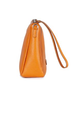 Nora Pouch bag in orange textured leather GIANNI CHIARINI | BS10225GRN3890